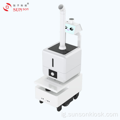 Talọ oriri na ọ Canụ Canụ Canteen Antimicrobial Mist Spray Robot